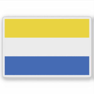 Vlag van Vlašim, Tsjechië Sticker