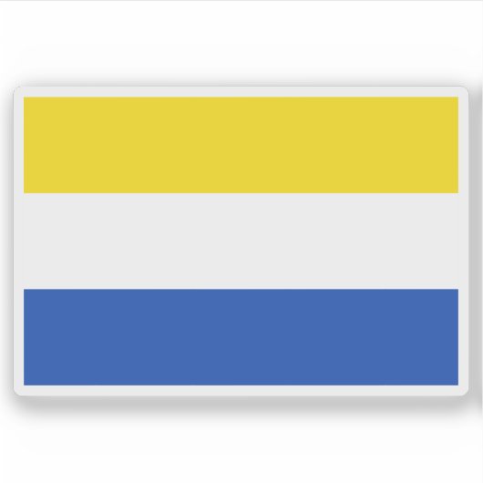 Vlag van Vlašim, Tsjechië Sticker (Voorkant)