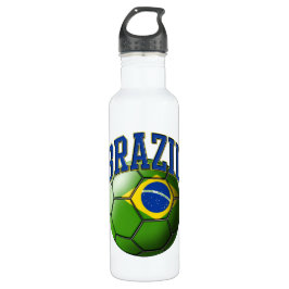 Vlag van Voetbal Liberty Bo Brazilië Waterfles