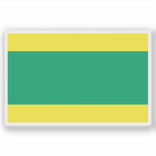 Vlag van Võru, Estland Sticker (Voorkant)