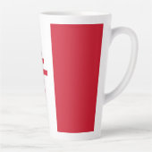 Vlag van Vrij Frankrijk Latte Mok (Rechts)