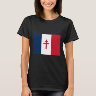 Vlag van Vrij Frankrijk T-shirt