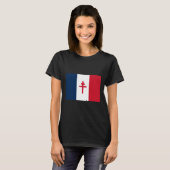 Vlag van Vrij Frankrijk T-shirt (Voorkant volledig)