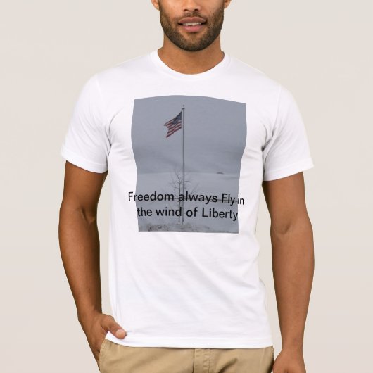 Vlag van vrijheid t-shirt (Voorkant)