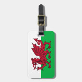 Vlag van Wales Bagagelabel (Voorkant verticaal)