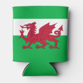 Vlag van Wales (Cymru) Blikjeskoeler (Voorkant)