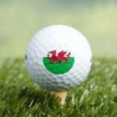 Vlag van Wales (Cymru) Golfballen (Insitu Shirt)