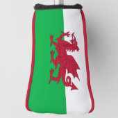Vlag van Wales (Cymru) Golfheadcover (Draai 90)