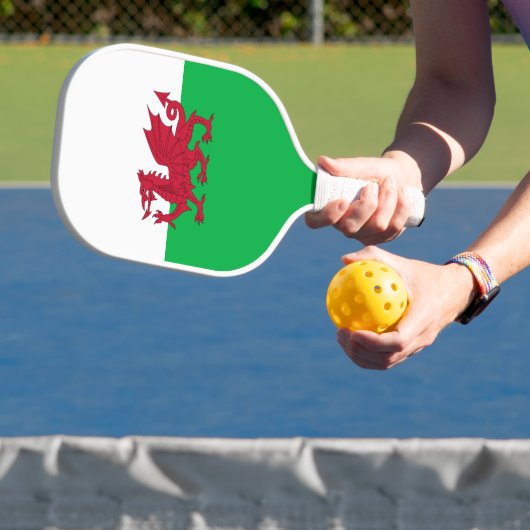 Vlag van Wales (Cymru) Pickleball Paddle (Insitu)