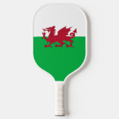 Vlag van Wales (Cymru) Pickleball Paddle (Voorkant)