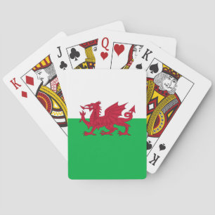 Vlag van Wales (Cymru) Pokerkaarten