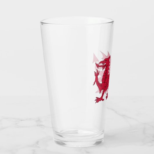 Vlag van Wales Glas (Rechts)