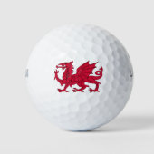 Vlag van Wales Golfballen (Voorkant)
