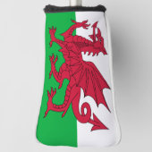 Vlag van Wales Golfheadcover (Draai 90)