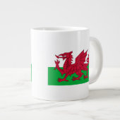 Vlag van Wales Grote Koffiekop (Voorkant rechts)