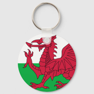 Vlag van Wales Keychain