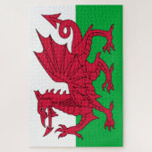 Vlag van Wales Legpuzzel (Verticaal)