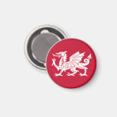 Vlag van Wales Magneet (Voorkant / Achterkant)