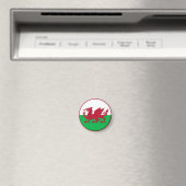 Vlag van Wales Magneet (Insitu (Vaatwasser))