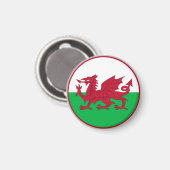 Vlag van Wales Magneet (Voorkant / Achterkant)