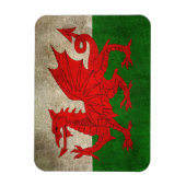  vlag van Wales Magneet (Verticaal)