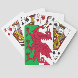 Vlag van Wales Pokerkaarten