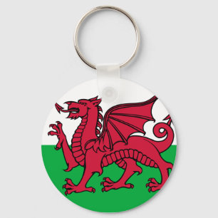 Vlag van Wales Sleutelhanger