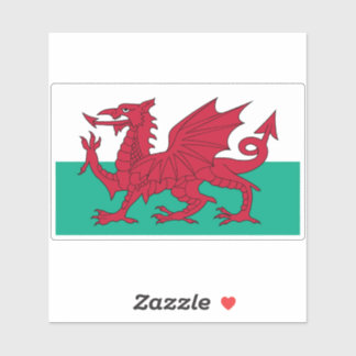 Vlag van Wales Sticker