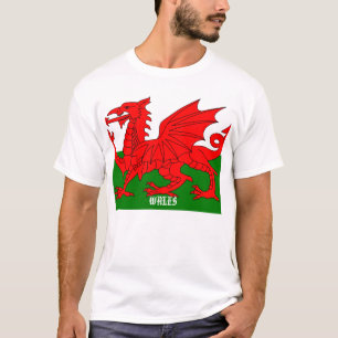 Vlag van Wales T-shirt