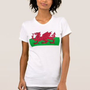 Vlag van Wales - The Red Dragon - Baner Cymru T-shirt
