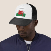 Vlag van Wales Trucker Pet (In situ)