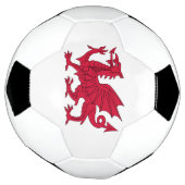 Vlag van Wales Voetbal (Gedraaid)