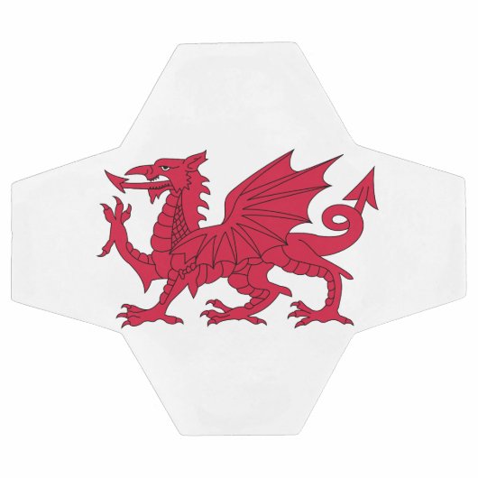 Vlag van Wales Voetbal (Enkel)