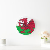 Vlag van Wales Wall Clock Ronde Klok (Huis)