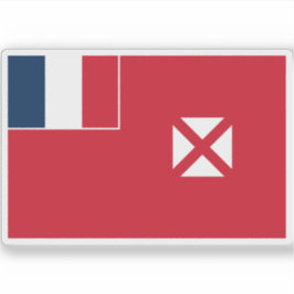 Vlag van Wallis en Futuna, Frankrijk Sticker