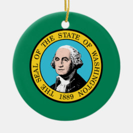 Vlag van Washington (Amerikaanse staat) Keramisch Ornament
