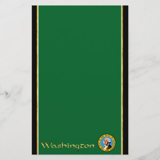 vlag van Washington Briefpapier (Voorkant)
