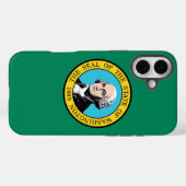 vlag van Washington Case-Mate iPhone Case (Achterkant (horizontaal))