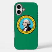 vlag van Washington Case-Mate iPhone Case (Achterkant)