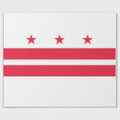 Vlag van Washington D.C. (District of Columbia) Cadeaupapier (Vlak)