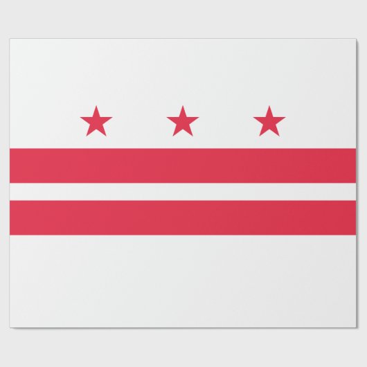 Vlag van Washington D.C. (District of Columbia) Cadeaupapier (Vlak)