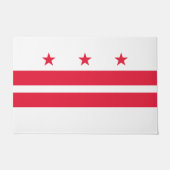 Vlag van Washington D.C. (District of Columbia) Deurmat (Voorkant)