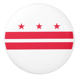 Vlag van Washington D.C. (District of Columbia) Keramische Knop
