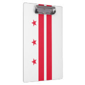 Vlag van Washington D.C. (District of Columbia) Klembord (Rechts)