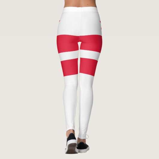 Vlag van Washington D.C. (District of Columbia) Leggings (Achterkant)