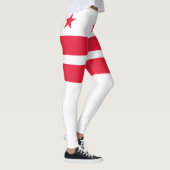 Vlag van Washington D.C. (District of Columbia) Leggings (Rechts)