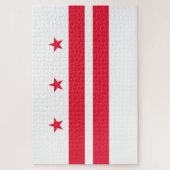 Vlag van Washington D.C. (District of Columbia) Legpuzzel (Verticaal)