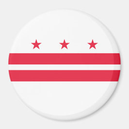 Vlag van Washington D.C. (District of Columbia) Magneet