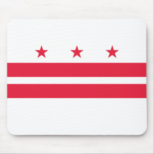 Vlag van Washington D.C. (District of Columbia) Muismat