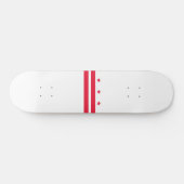 Vlag van Washington D.C. (District of Columbia) Persoonlijk Skateboard (Horizontaal)